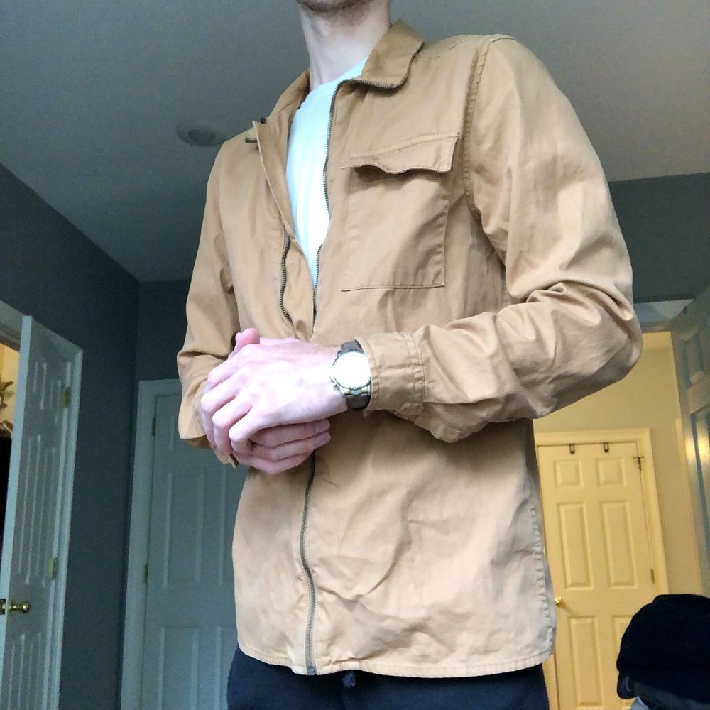 TOPMAN Tan Heavy Over Shirt